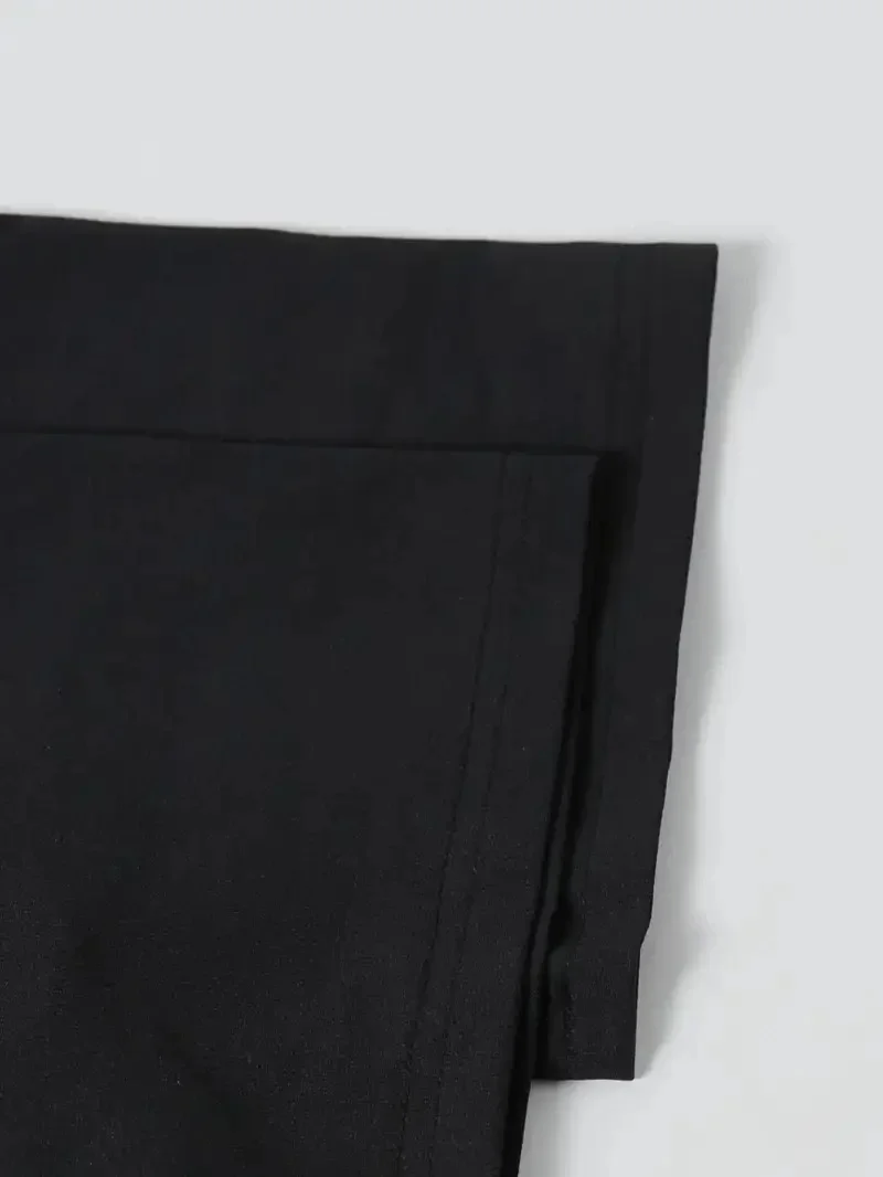 Ördek Baskılı ve Yuvarlak Yakalı   Günlük Büyük Boy Siyah Tişört. - Siyah -