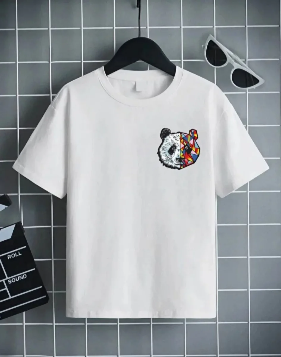 Çocuk Baskılı T-Shirt - Beyaz