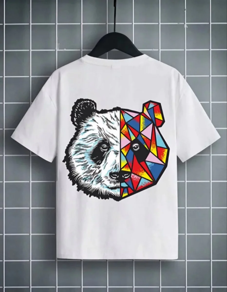 Çocuk Baskılı T-Shirt - Beyaz