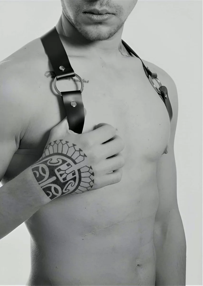 Erkek  Deri Omuz Harness - Brfm33