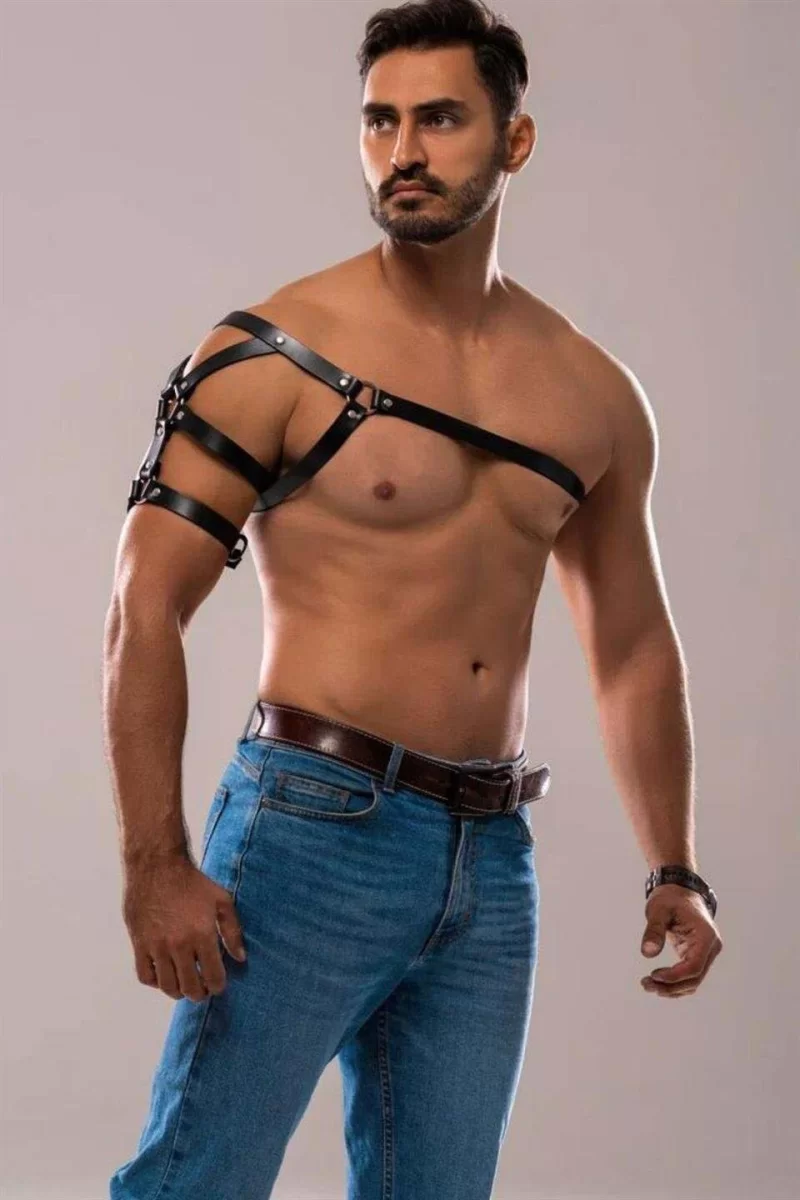 Tek Omuz Erkek  Harness, Erkek  Göğüs Ve Omuz Harness - Brfm136