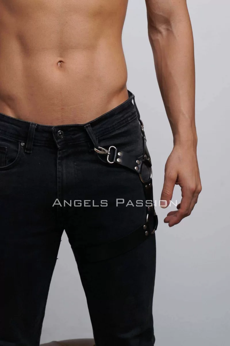 Deri Bacak Aksesuarı, Erkek  Pantolon Bacak Aksesuar - Brfm51