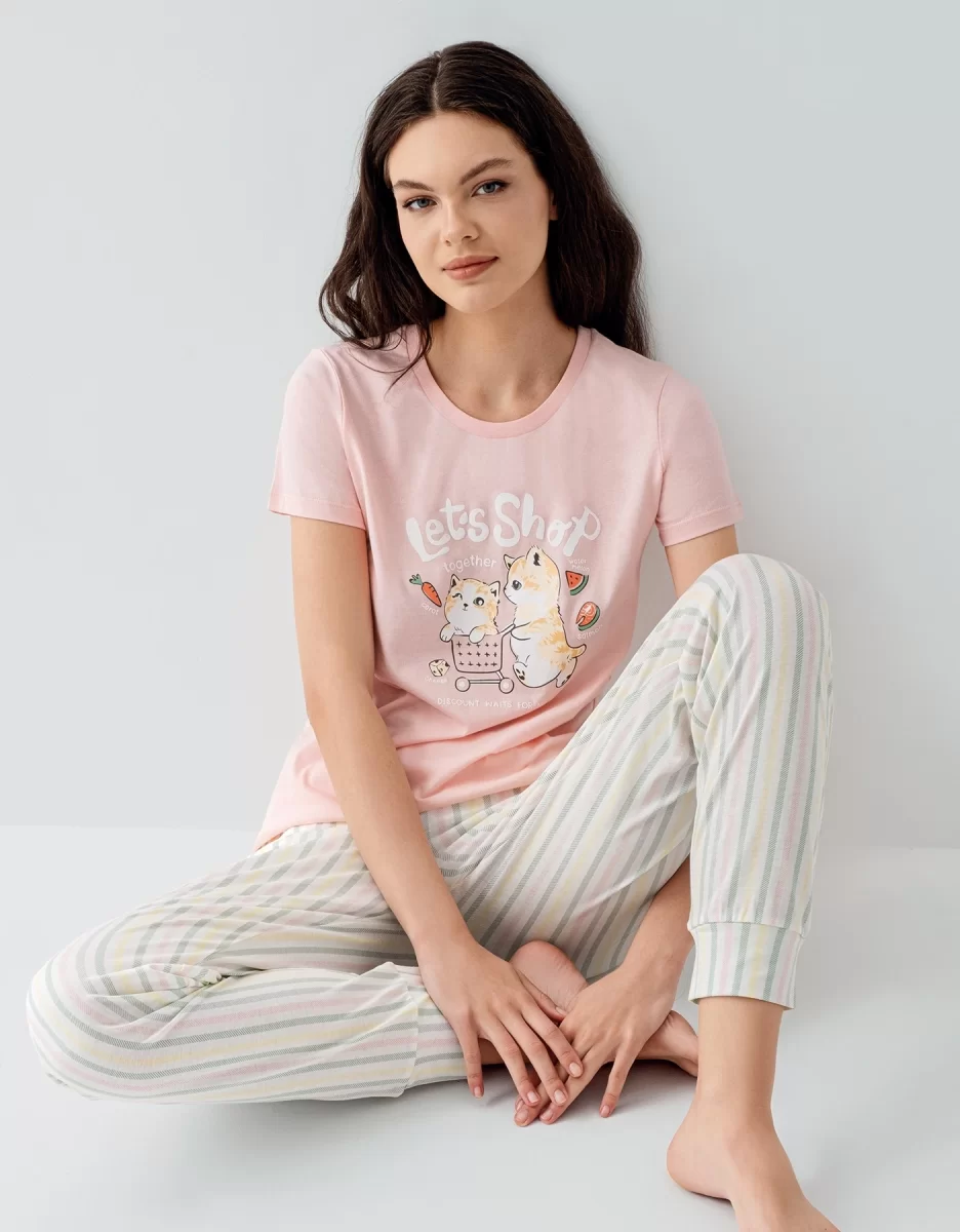 Arnetta 3571-s Kısa Kol Pijama Takımı