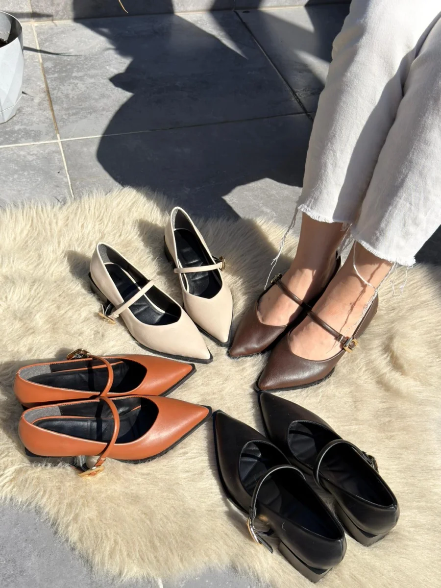 Galye Taba Cilt Topuklu Ayakkabı