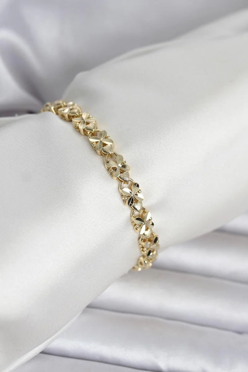 Xuping Kelebek Model Gold Renk Kadın Bileklik