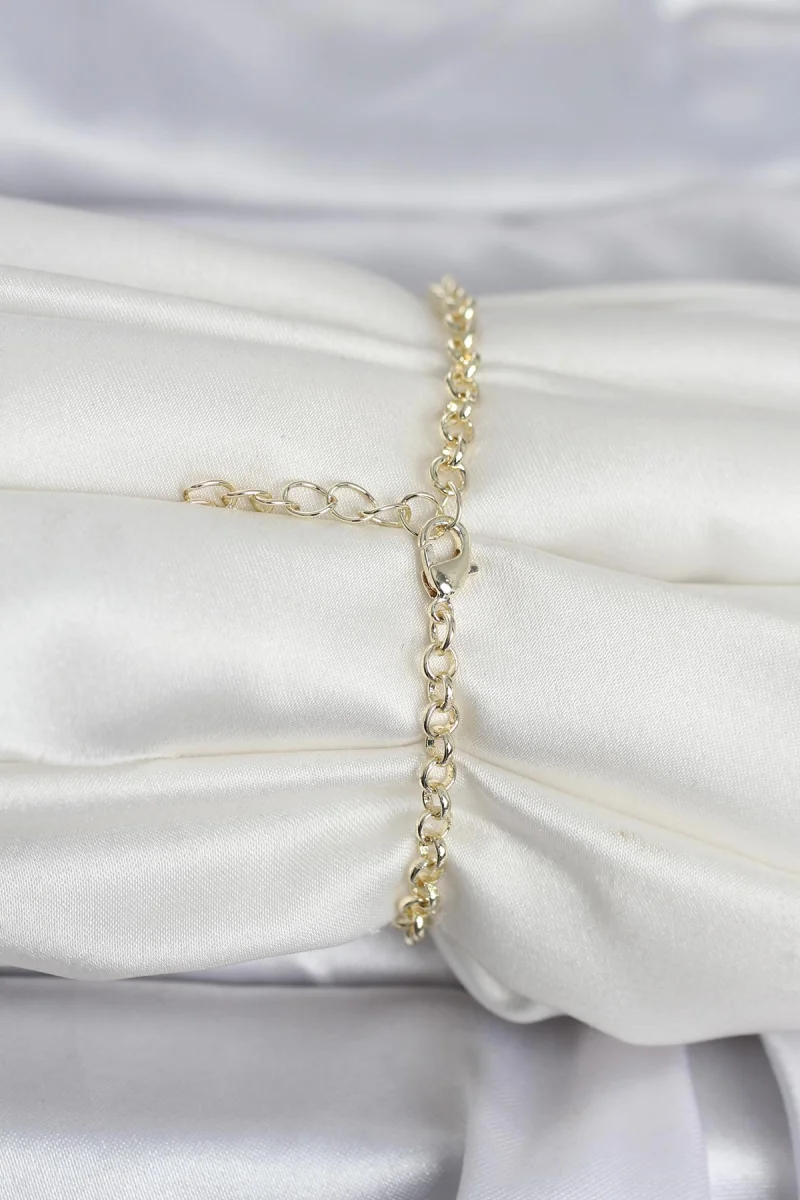 Pirinç Gold Renk Nazar Model Kadın Bileklik