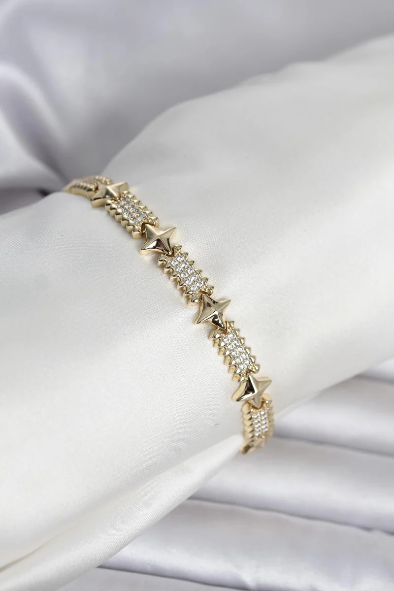 Xuping Kutup Yıldızlı Gold Renk Kadın Bileklik