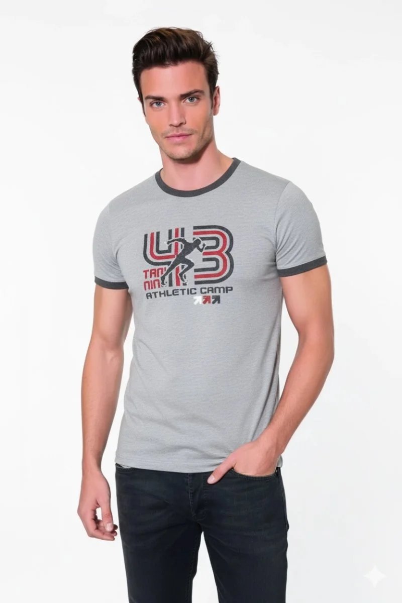 Berrak Erkek  43 Baskılı T-shirt 1038