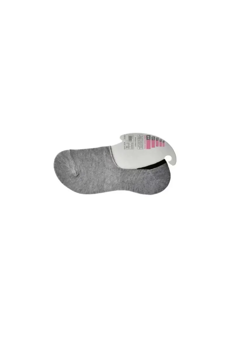 Gri Kadın Babet Çorap 12 Çift