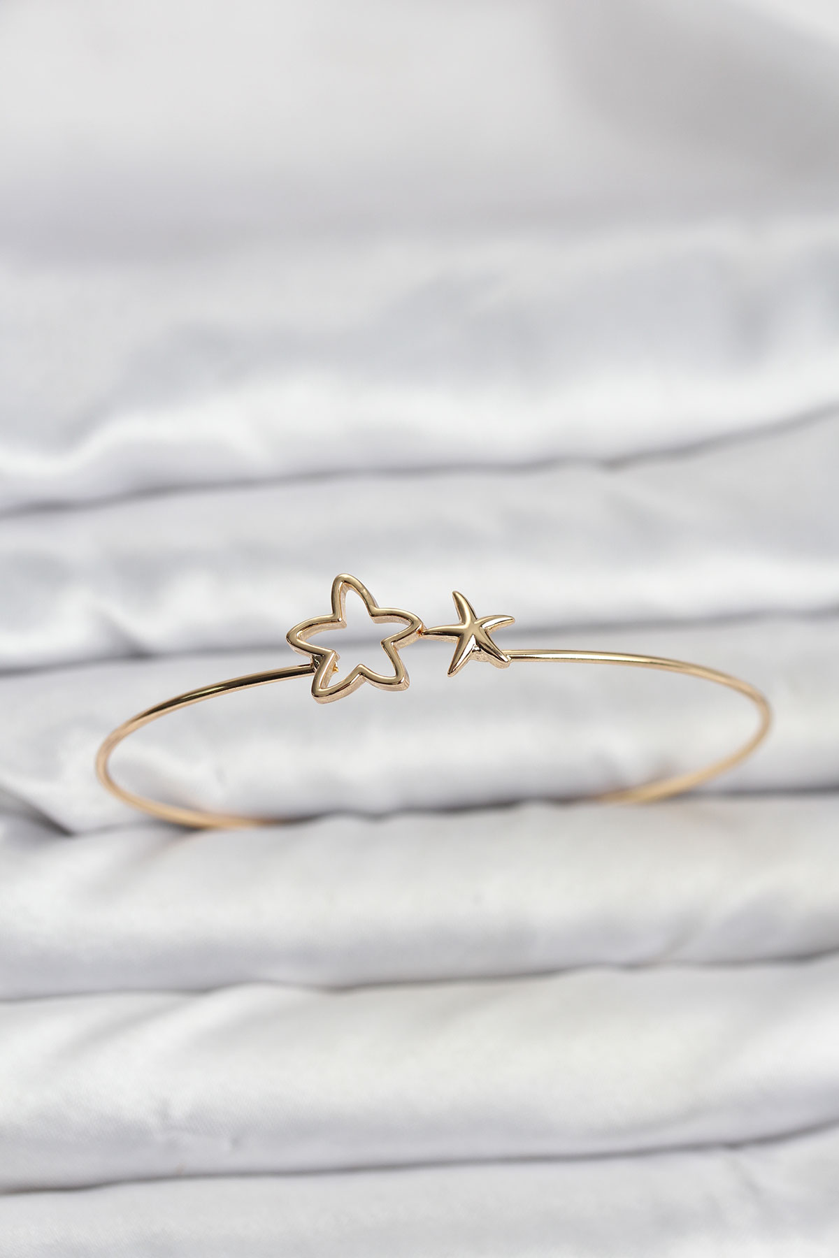 Yıldız Model Gold Renk Bileklik
