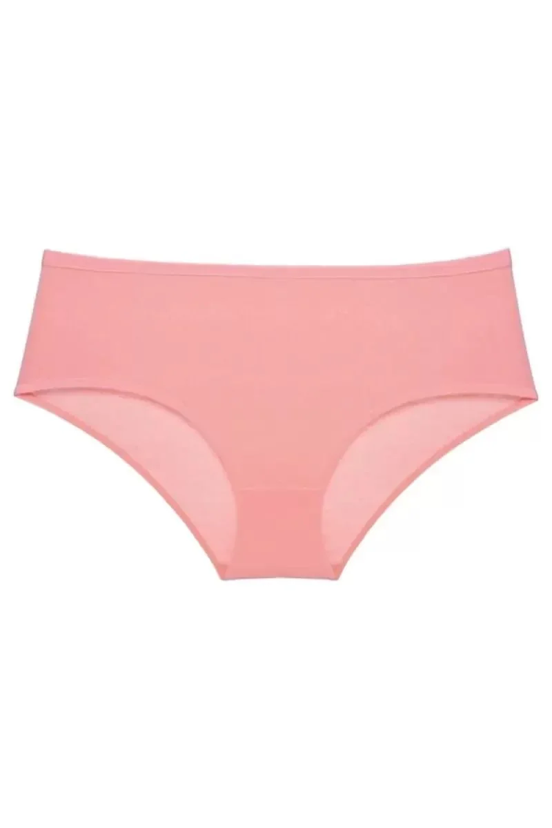 3 Adet Kadın Yüksek Bel Bato Külot Siyah Ten Pudra