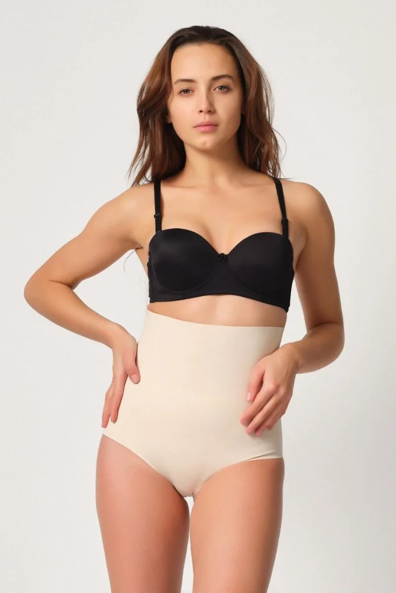 Ten  2708 Lazer Yüksek Bel Kesim Slip Hayalet Korse