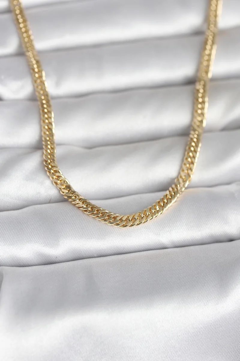CM 14K Gold Renk Zincir Model 45 cm Kadın Kolye