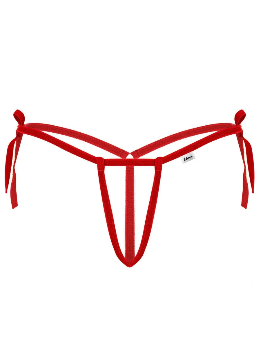 Kırmızı İpli Kadın Büyük Beden Fantazi G String