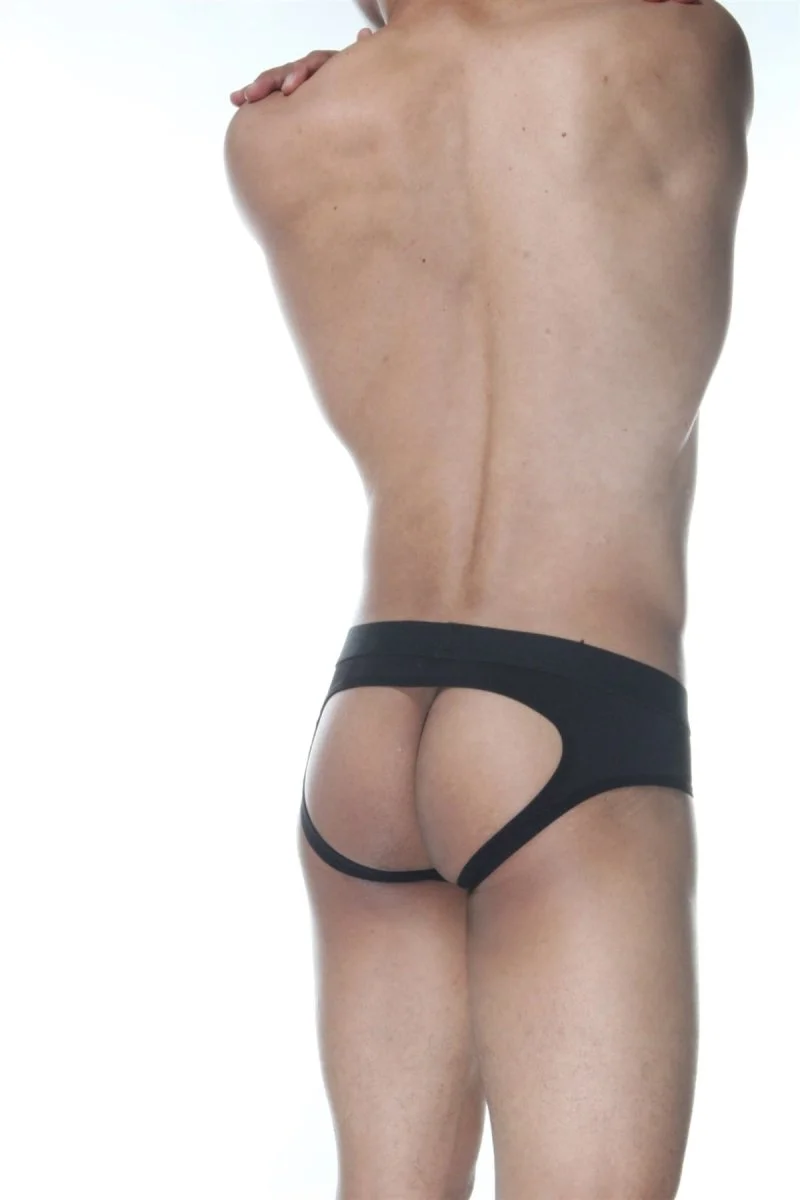 Siyah Jockstrap Erkek  İç Giyim