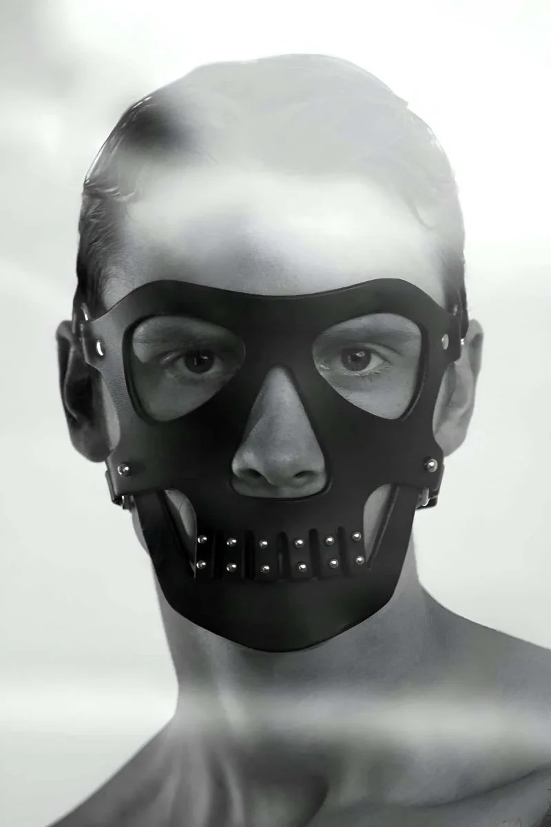 Erkek  Maske, Deri Maske, Parti Maskesi, Seksi Maske - Brfm125