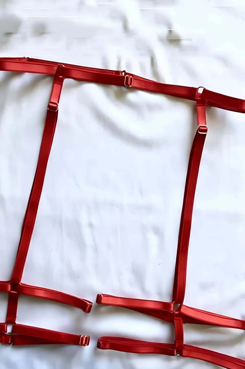 Lastikli Seksi Jartiyer Harness - Brf44