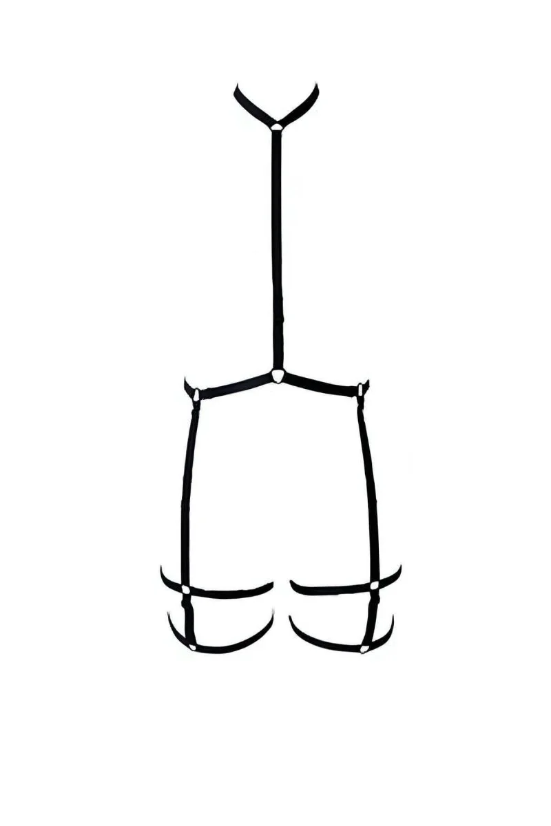 Bel - Boyun Ve Bacaktan Bağlamalı Harness Jartiyer - Brf150