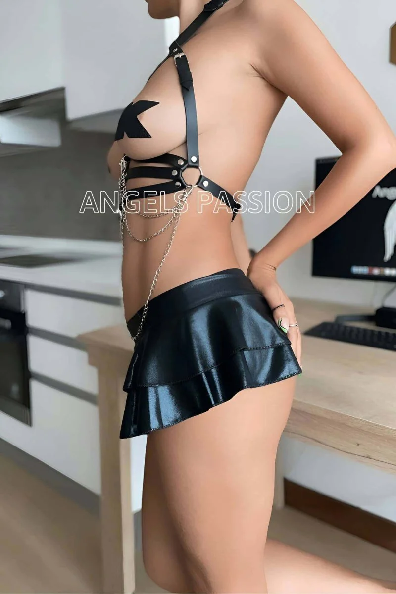 Yeni İç Giyim Deri Fantazi Modeller, Seksi Deri İç Giyim - Brf9