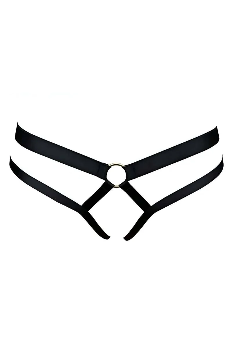 Özel Bölgesi Açık Seksi Harness String - Brf354
