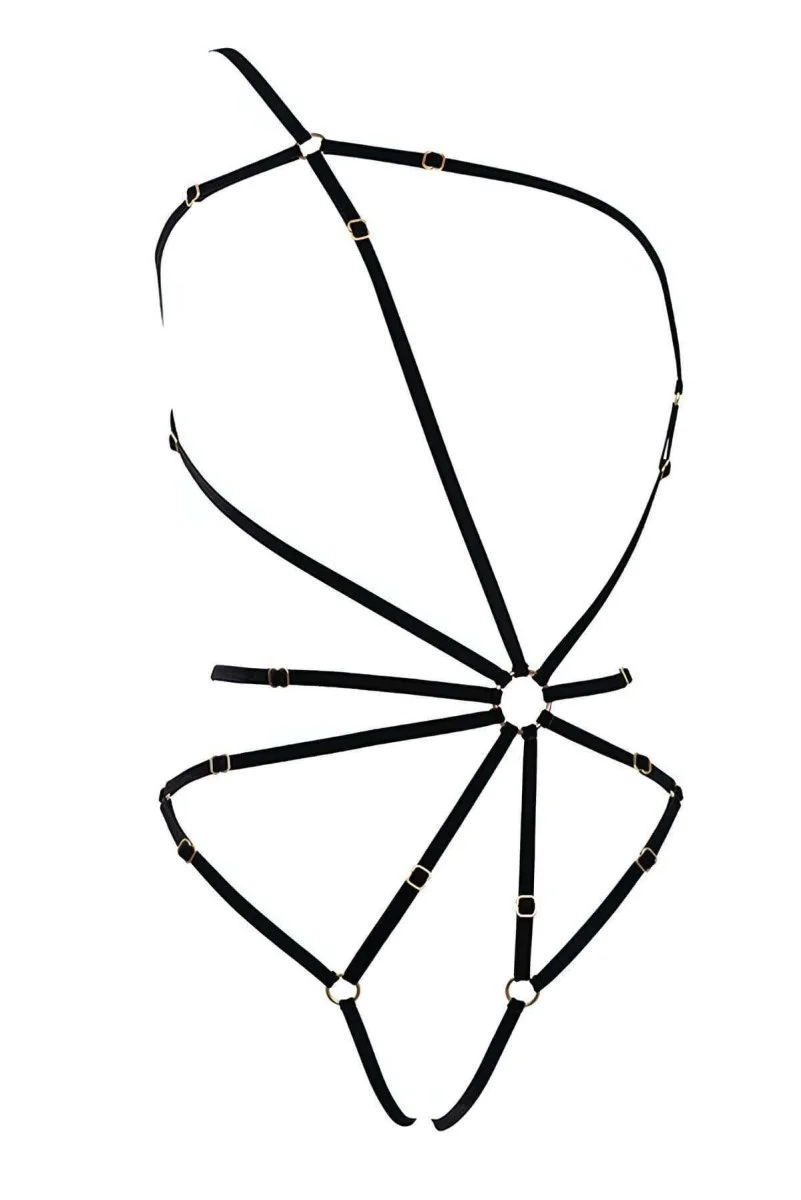 Kadın İç Giyim Lastik Harness - Brf340