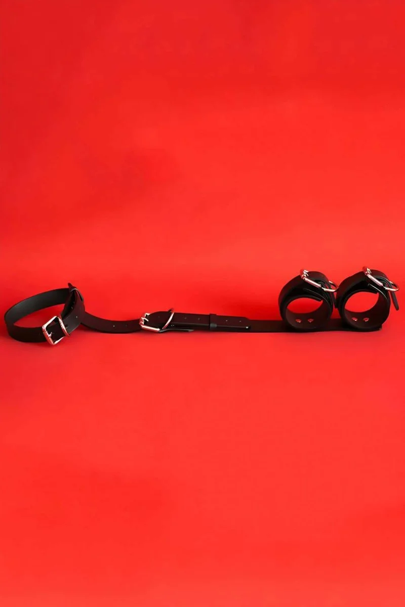 Bilekleri Bağlamalı Seksi Tasma Set - Brf327