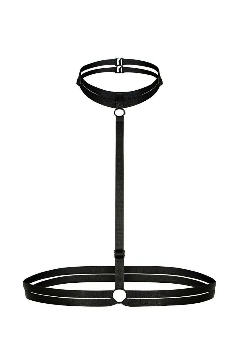 Bel Boyun Çift Sıralı Choker - Brf50
