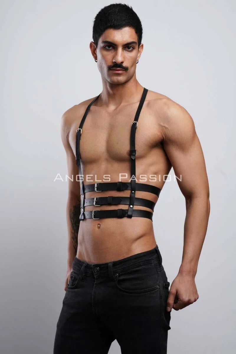 Erkek  Clubwear, Deri Party Giyim, Techno Clubwear - Brfm17