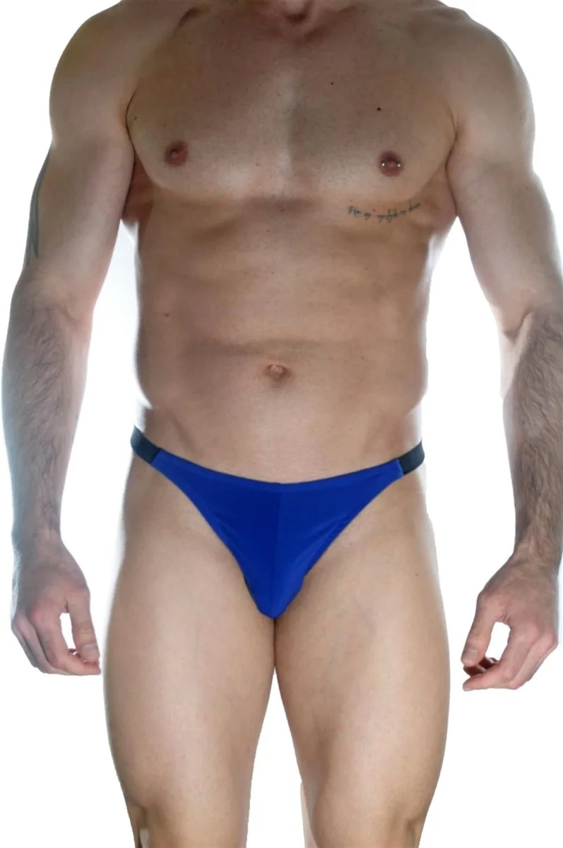 Erkek  Mavi Arkası Büzgülü Brazillian Slip