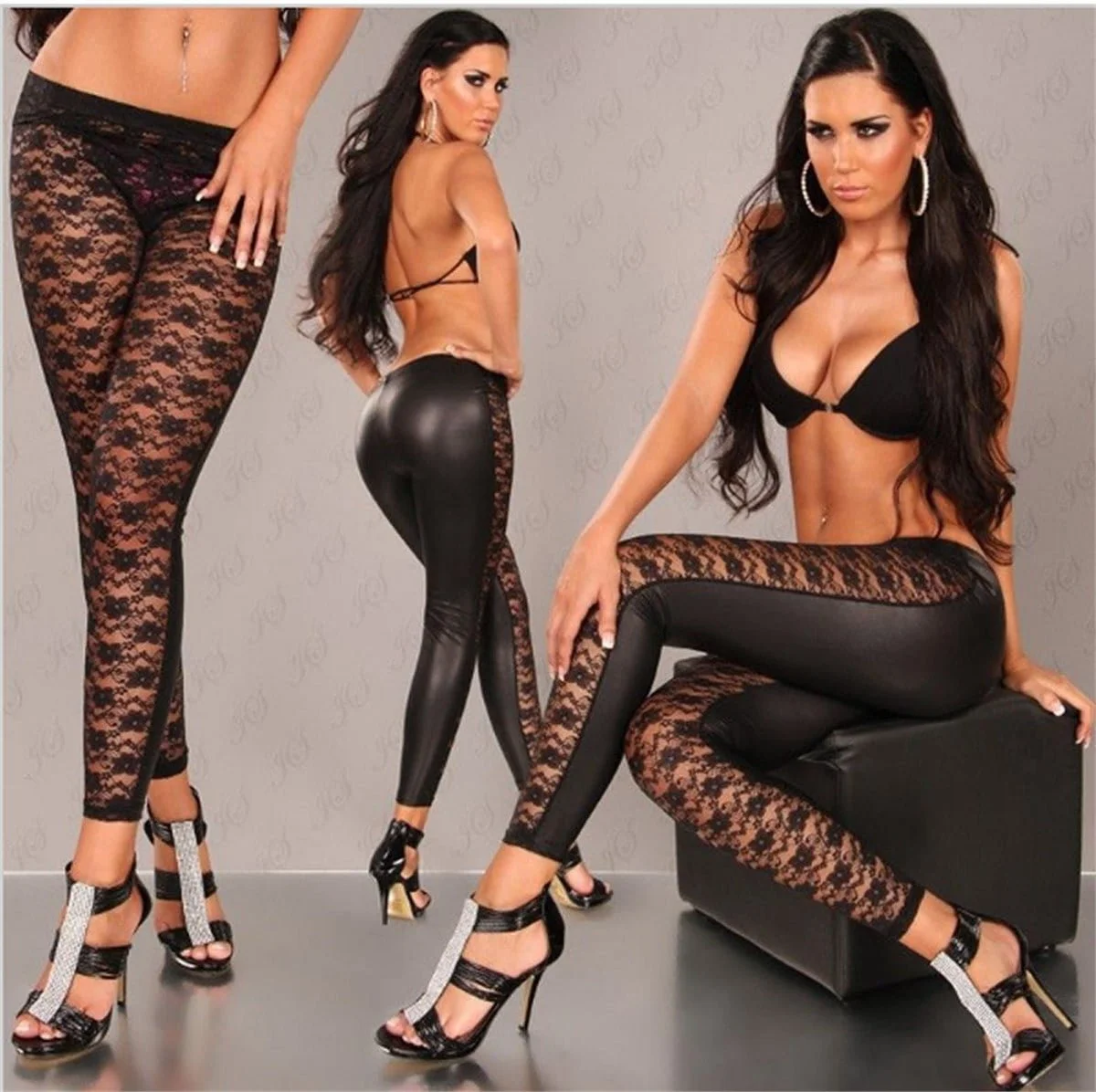 B101300 Fantazi Dantel Tayt