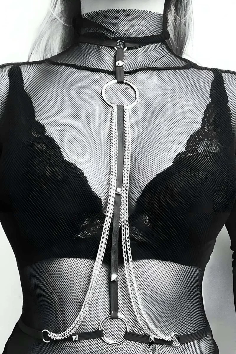 Zincirli Şık Choker - Brf426