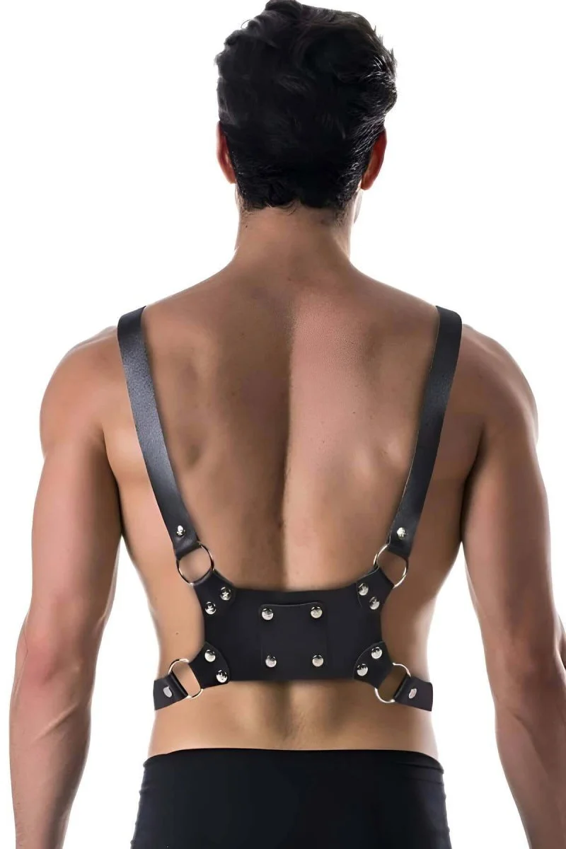 Deri Harness Aksesuar, Şık Erkek  Harness - Brfm168