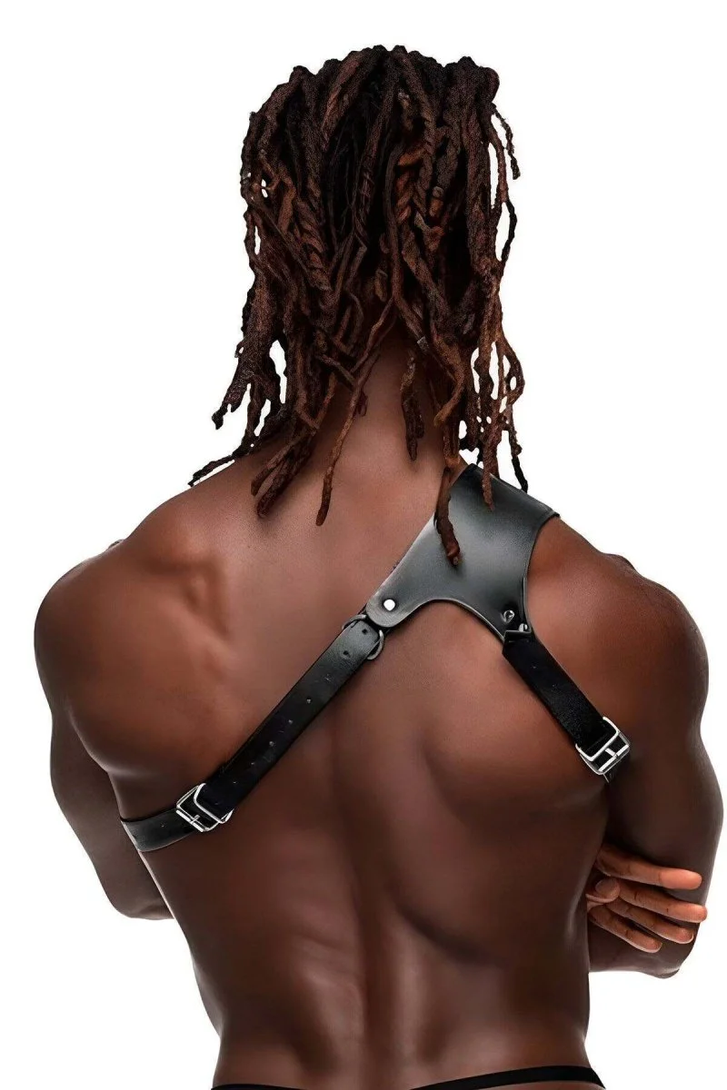 Tek Omuz Erlek Harness, Erkek  Clubwear, Dancewear, Fantazi Giyim - Brfm153