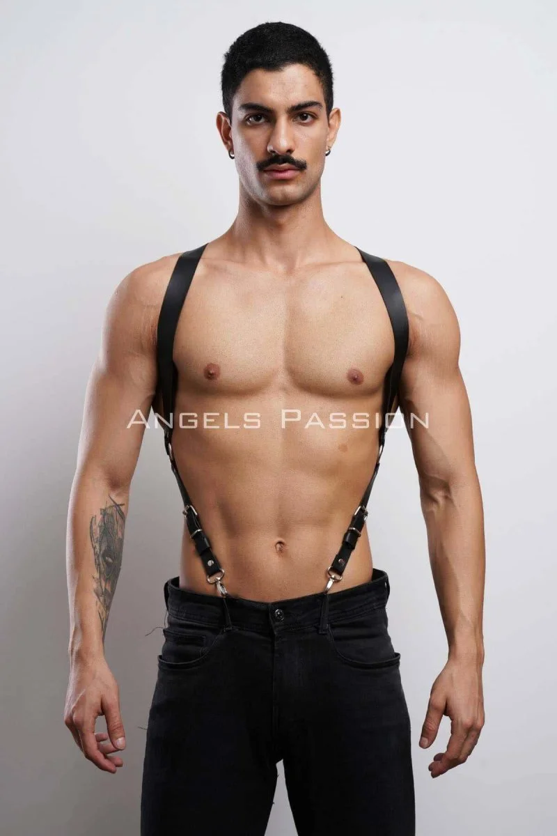 Erkek  Göğüs Harness, Erkek  Pantolon Kemer, Deri Erkek  Kemer - Brfm146
