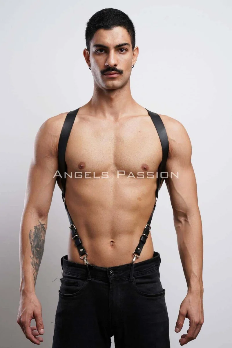 Erkek  Göğüs Harness, Erkek  Pantolon Kemer, Deri Erkek  Kemer - Brfm146
