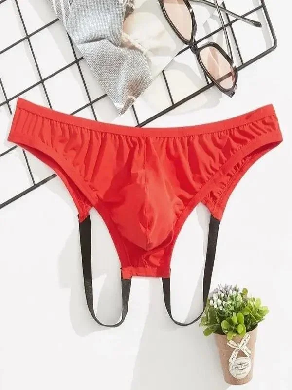 Erkek  Fantazi Kırmızı Jockstrap İç Giyim