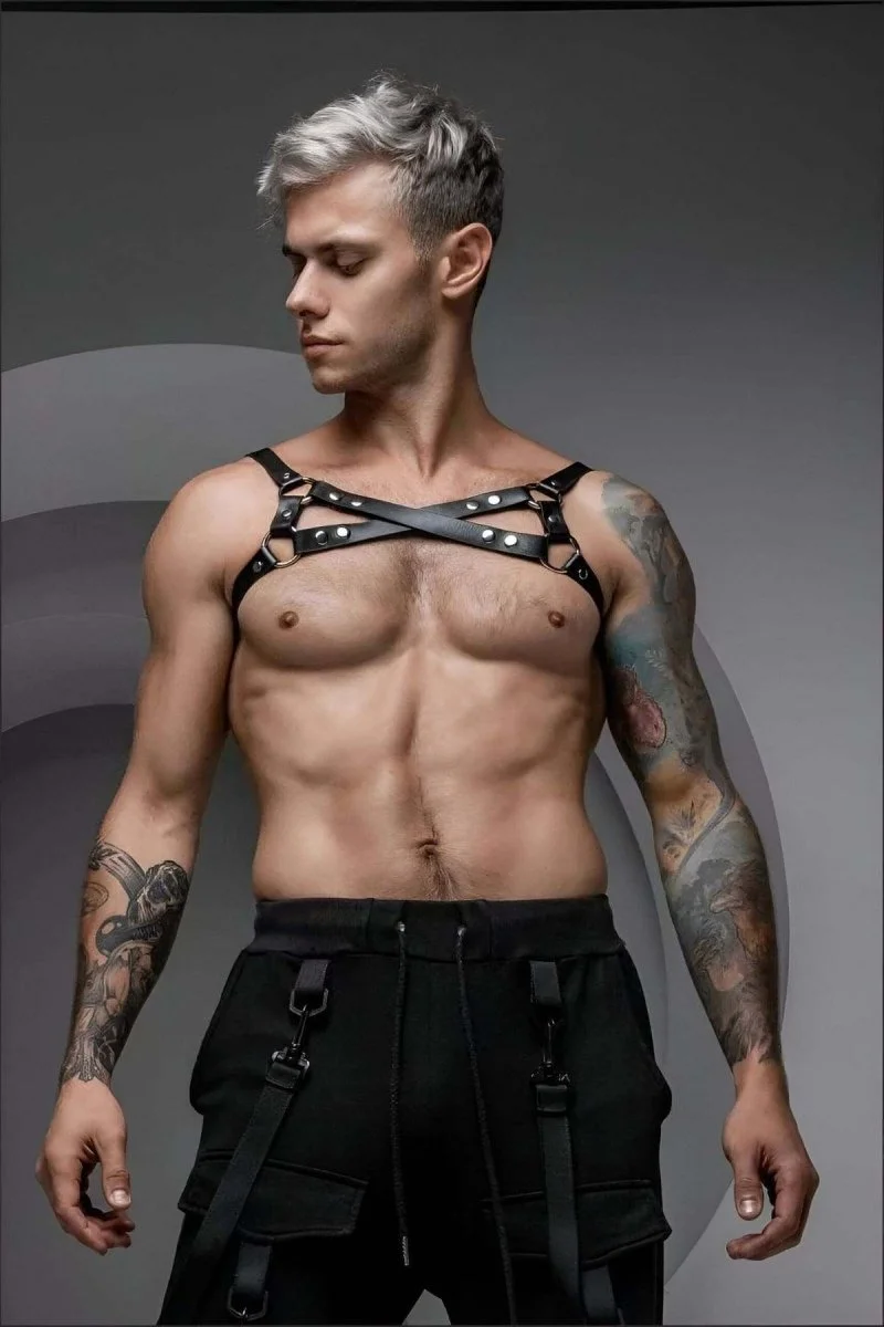Erkek  Göğüs Harness, Erkek  Party Wear, Erkek  Dance Wear - Apfbrf213