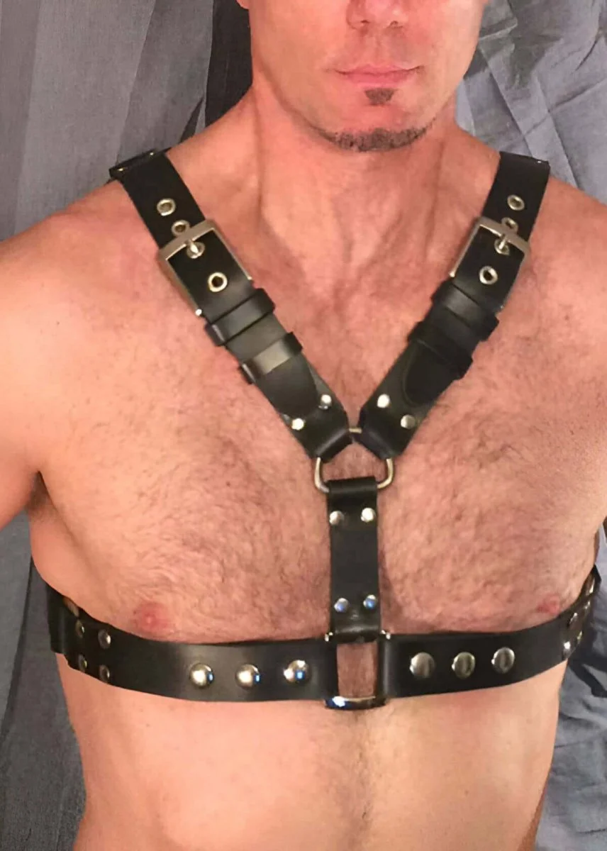 Erkek  Erotik Giyim Deri Harness - Brfm22