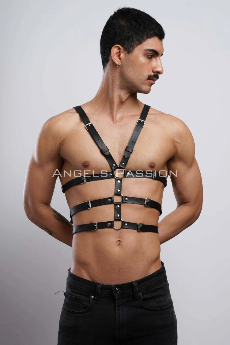 Erkek  İç Giyim Seksi Fantazi Giyim - Erkek  Deri Fantazi Giyim - Seksi Erkek  Deri Harness - Brfm38