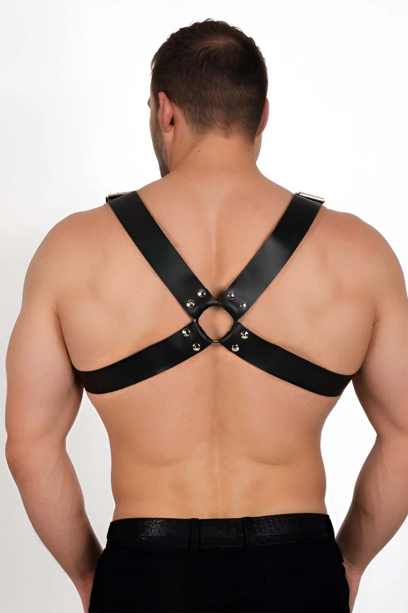 Erkek  Göğüs Harness, Deri Erkek  Fantazi Giyim, Erkek  Clubwear - Brfm214