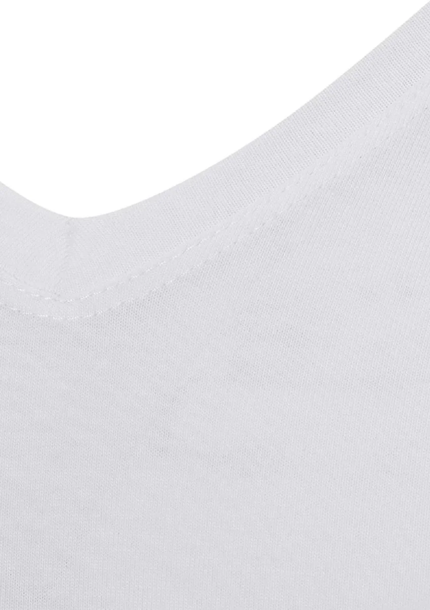 Star 206 Modal Yarım Kol V-yaka T-shirt Atlet