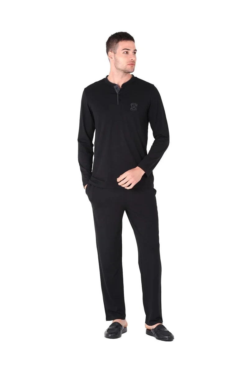 D's Damat 221001 Uzun Kol Pijama Takımı