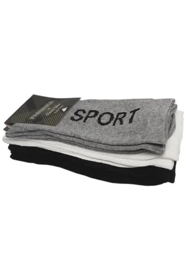 Fabbrica Sport Pamuklu Likralı Erkek  Çorap Adet