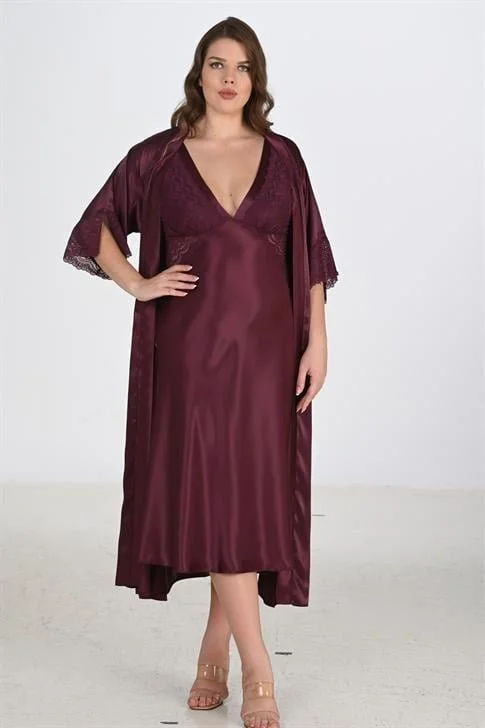 2li Mürdüm Sabahlık Takımı Bigsize 6223