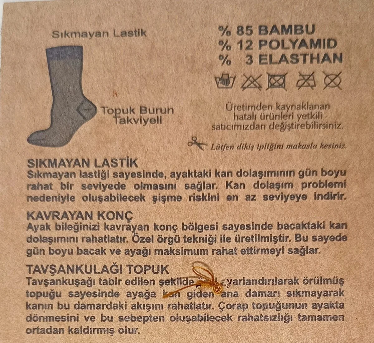 Savcıoğlu Bambu Erkek Çorap 6 Adet
