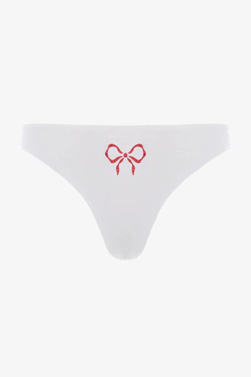 Ribbon Fiyonk Baskılı 2'li Külot