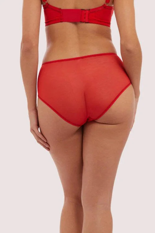 Dantelli Şerit Detaylı String Külot