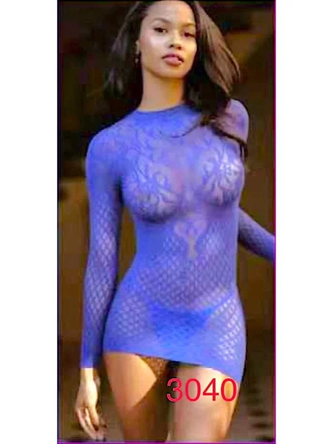 Miss Feliz 3040 File Detaylı Vücut Çorabı & Elbise