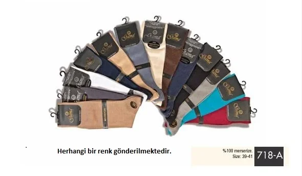 Gama 718 %100 Merserize Erkek  Çorabı