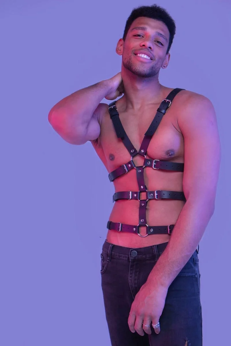 Erkek  Deri Harness Aksesuar
